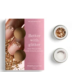 Duo Paillettes Rose Gold & Glazed